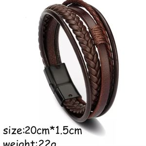 Men's Leather Fashion Bracelets